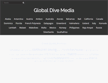 Tablet Screenshot of globaldivemedia.com